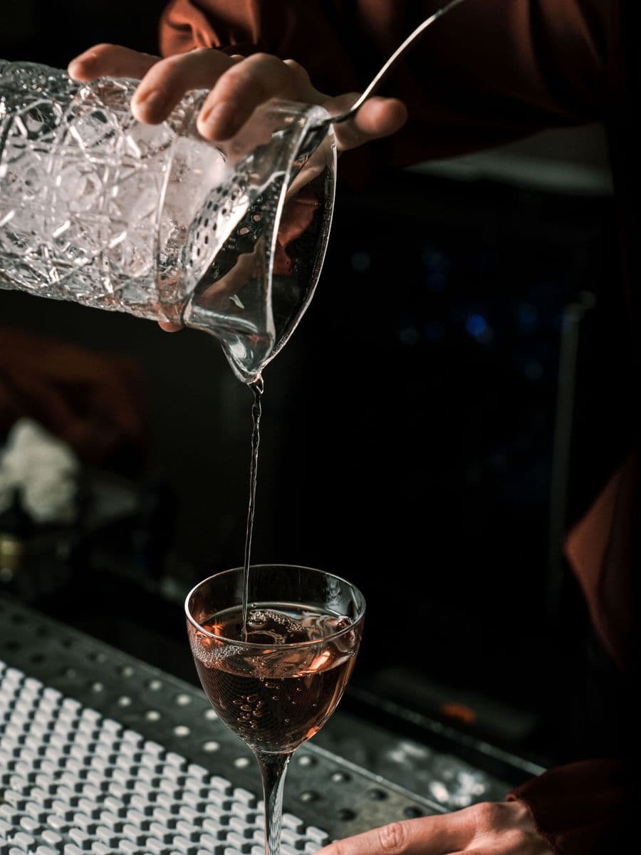 Drankjes aan de bar